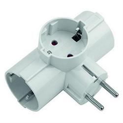 ADATTATORE 3 PRESA SCHUKO-SPINA SCHUKO