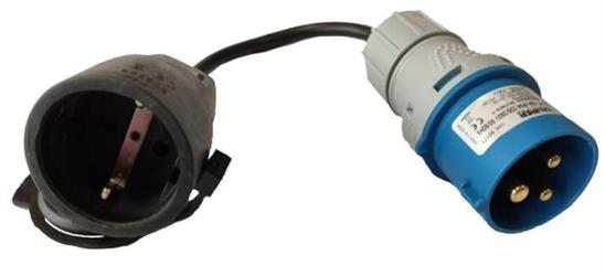 ADATTATORE INDUSTRIALE 2P+T IP4 C.CAVO