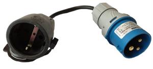 ADATTATORE INDUSTRIALE 2P+T IP4 C.CAVO