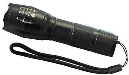 TORCIA LED ALLUMINIO A BATT.ZOOM EXPO