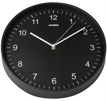 OROLOGIO DA PARETE CM.30 PLASTICA NERO