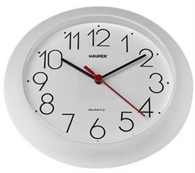 OROLOGIO DA PARETE CM.25 PLAST. BIANCO