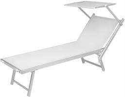 LETTINO C.PARAS.ALLUM.181X61X78 BIANCO