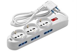 MULTIPRESA 3P P40 SCH.BIP+6BIP 10A PRT