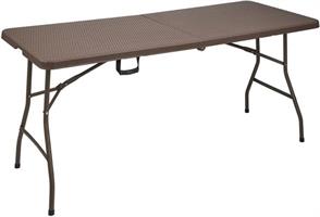 TAVOLO CHIUD.HAPPY CM180X75X74 MARRONE