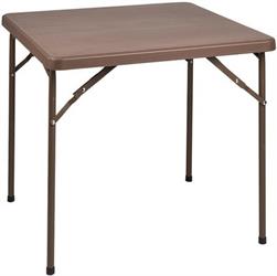 TAVOLO CHIUD.QUADR.CM86X86X74 MARRONE