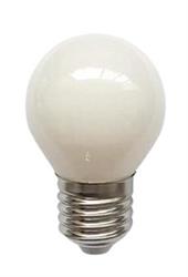 LAMPADA SFERA MILKY LED 6,5W C.FIL.E27
