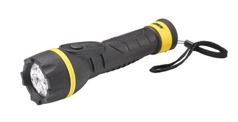 TORCIA LED GOMMA IP44 2 BATT.AA