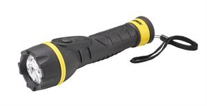 TORCIA LED GOMMA IP44 2 BATT.AA