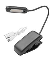 TORCIA LED CLIP TAVOLO RICARICAB. USB