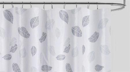 TENDA DOCCIA TESSUTO FOGLIE CM 180X200