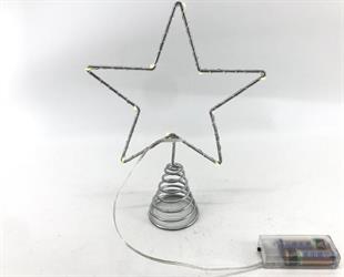 PUNTALE STELLA BATT.BIANCO FREDD 10LED