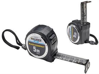 FLESSOMETRO BLACK COMP.5MTX25MM NERO