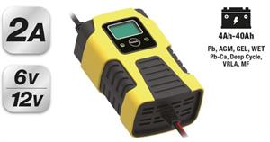 CARICABATTERIE MANTENITORE 6/12V 2A