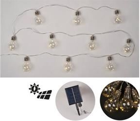LUCI DECOR.SOLARI 10 LAMP.MICROL.BIANC