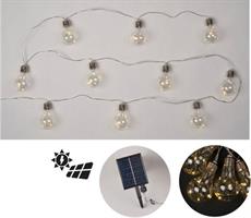 LUCI DECOR.SOLARI 10 LAMP.MICROL.BIANC