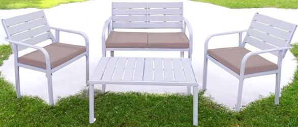 SET AULITE 2 POLTR.+1 SOFA+1 TAV.BIANC