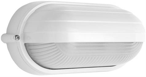 PLAFONIERA PALPEBRA OVALE BIANCA PICC.