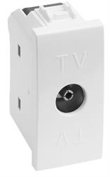 PRESA TV 9.5MM BIANCO MAURER