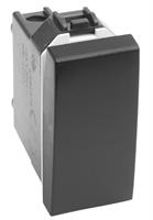 INTERRUTTORE UNIPOLARE 16 AX NERO