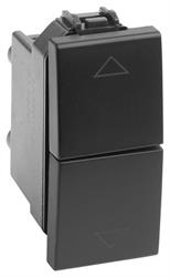 INTERRUTTORE A TENDINA 10A 250V NERO