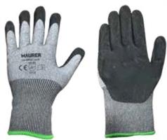 GUANTI NYLON 18 AGHI SP.NITRILE  TG 11