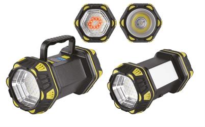 LANTERNA LED RIC. 3 FUNZIONI ALTA LUM.