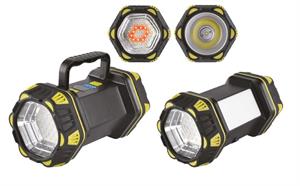 LANTERNA LED RIC. 3 FUNZIONI ALTA LUM.