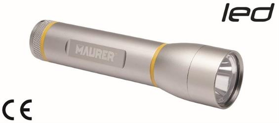 TORCE LED ALLUM. BATT. 6XAA N/INCLUSE