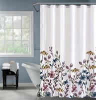 TENDA DOCCIA TESSUTO FIORI CM180X200