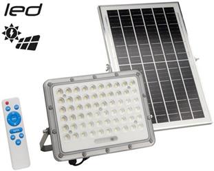 PROIETTORE LED 50W 500LM C/PAN. SOLARE