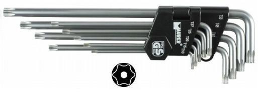 CHIAVI TORX LUNGHE C.FORO T10-T50 PZ9
