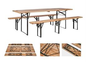 SET BIRRERIA 220X80X76 2 PANCHE 3GAMBE