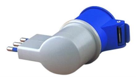 ADATTAT.MAURER SPINA-PRESA 16A 2P+T