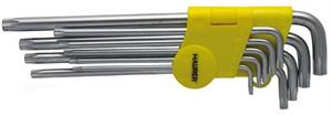 CHIAVI TORX LUNGHE C.FORO PZ 9 T10-50