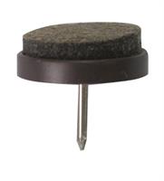 SCIVOLO FELTRO CHIODO MARRON MM 24 PZ8