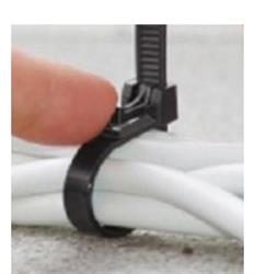 FASCET.NYLON NERO RIAP.MM7,6X200 PZ100