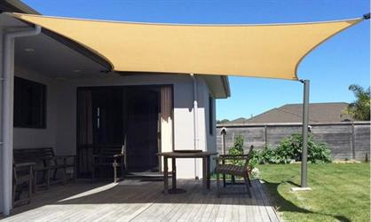 VELA OMBR.ECRU QUADRATA MT.5,0X5,0X5,0