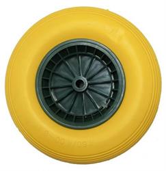 RUOTA PIENA PU GIALLO X CARRI.93929