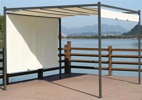 GAZEBO PONTAL ACCIAIO VERN.CM 300X300