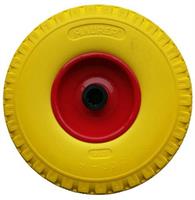 RUOTA PIENA PU GIALLA C.CUSCIN.A RULLI
