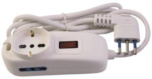 MULTIPRESA SP2P+T10A SCHUKO BIP.