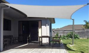 VELA OMBR.BIANCA QUADRA.MT.5,0X5,0X5,0