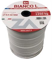 CAVETTO STENDIBIA.BIANCO MM 4,5 MT 500