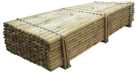 MEZZI PALI PINO IMPR.10X300 X RECINZ.