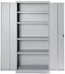 ARMADIO LAMIERA 2P. 4 RIP.CM77X38X176