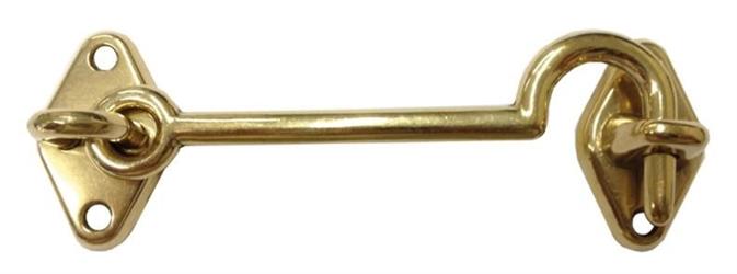 CHIUSURA A GANCIO OTTONE LUCIDO MM  80