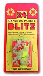 GANCI DA PARETE BLITZ A 1 CHIODO PZ.24