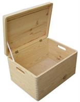 BOX C.COPERCHIO IN PINO CM 40X30X25