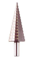 FRESE CONICHE HSS A GRADINI MM 4-12